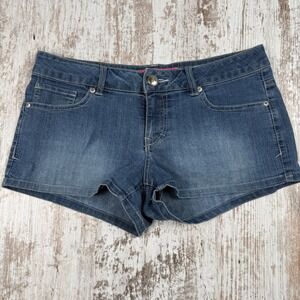 Micro TyTe American Standard Denim Shorts Medium Wash Embroidered Back  Sz 7